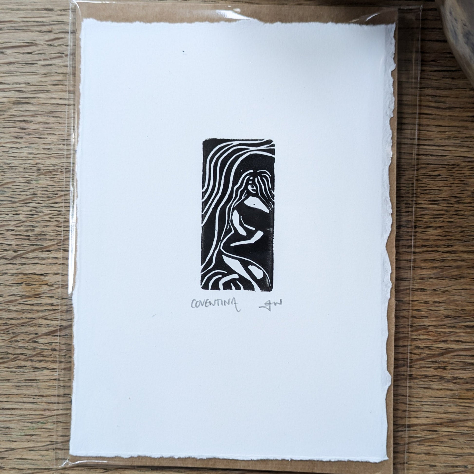 COVENTINA BRITISH WATER GODDESS | Miniature eraser print image 3