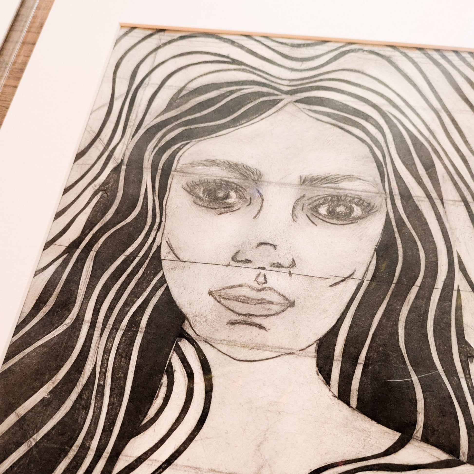 GODDESS GANGA | Drypoint print image 11