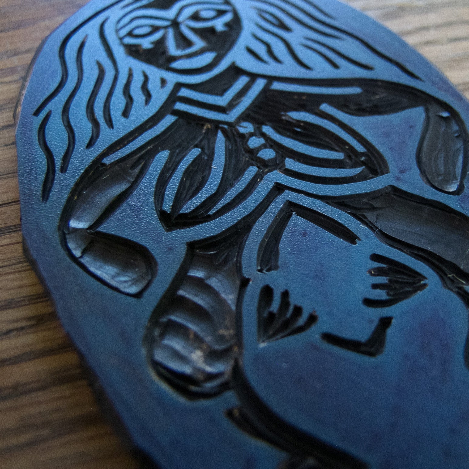 SHEELA NA GIG | GODDESS |  linocut print large image 5