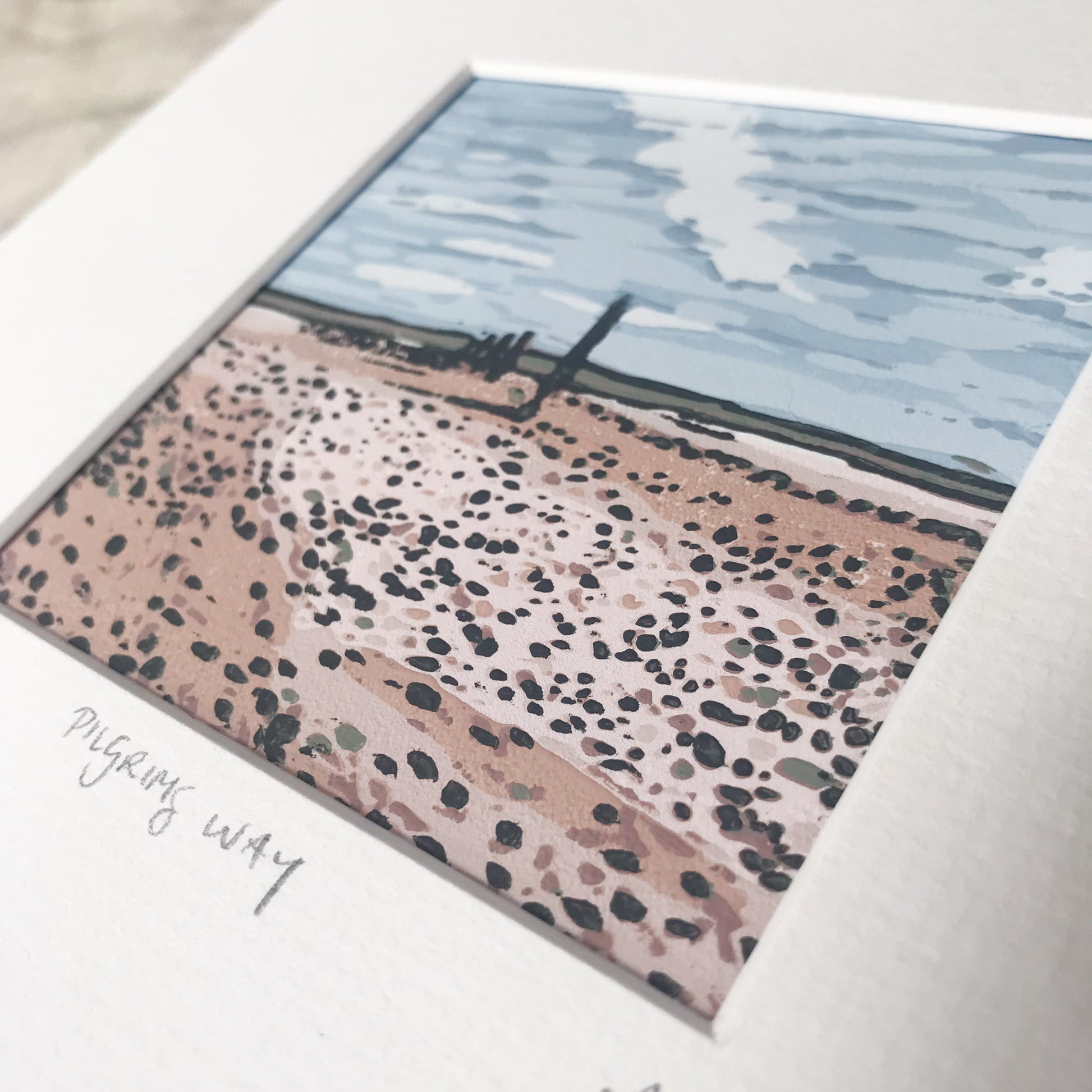 PILGRIM'S WAY | Limited edition linocut print image 6