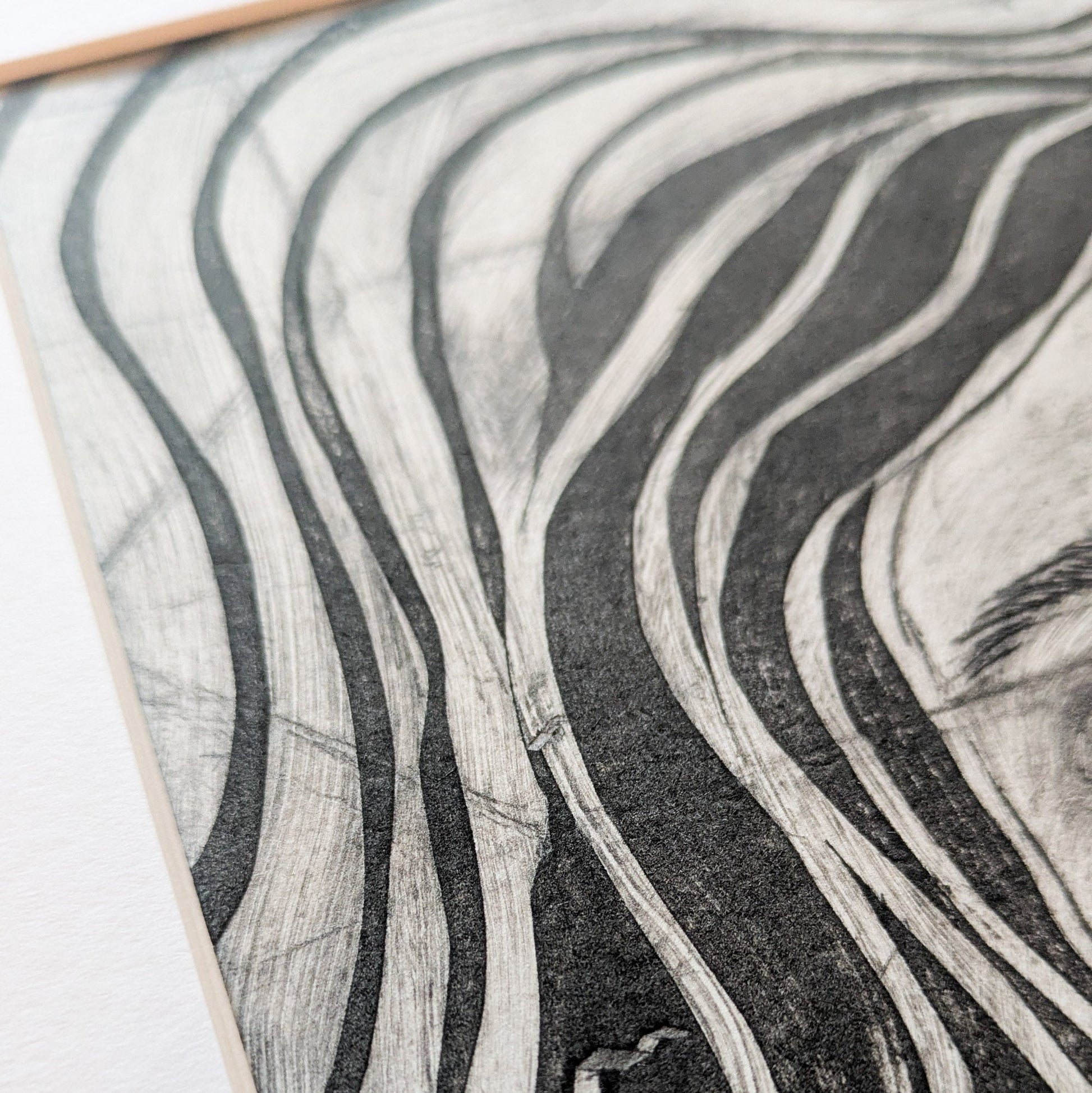 GODDESS GANGA | Drypoint print image 7