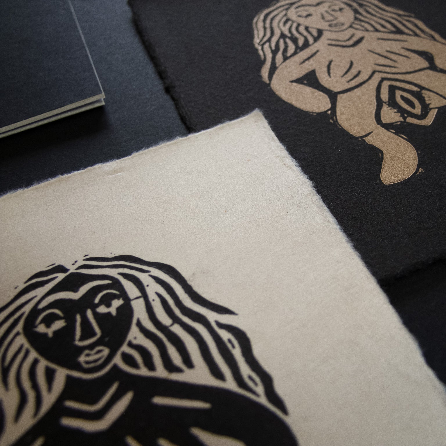 SHEELA NA GIG | GODDESS | Original Linocut Print image 6