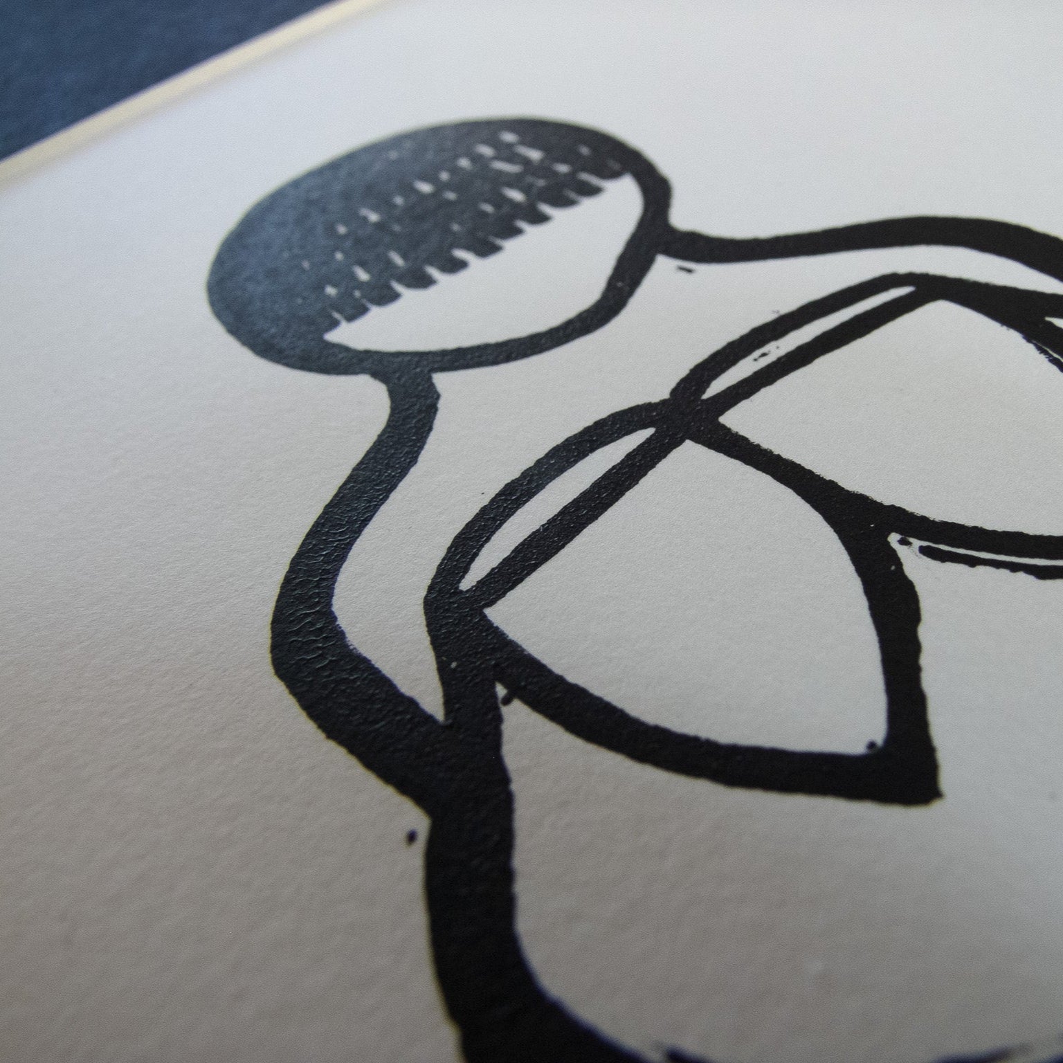 PREHISTORIC VENUS | GODDESS | linocut print image 0