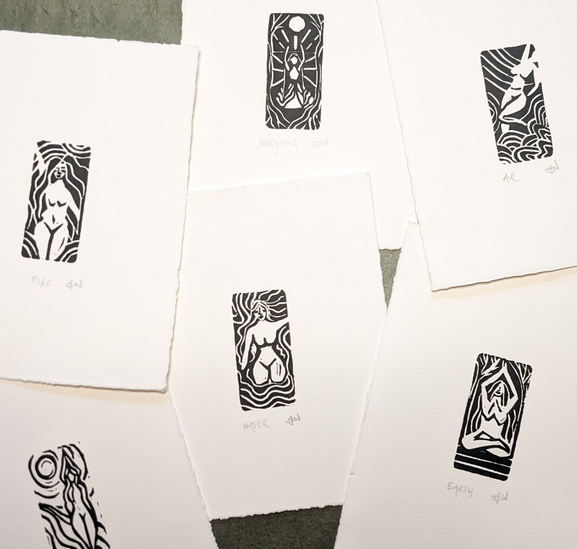 ELEMENTAL GODDESS | ZODIAC | Miniature prints image 7