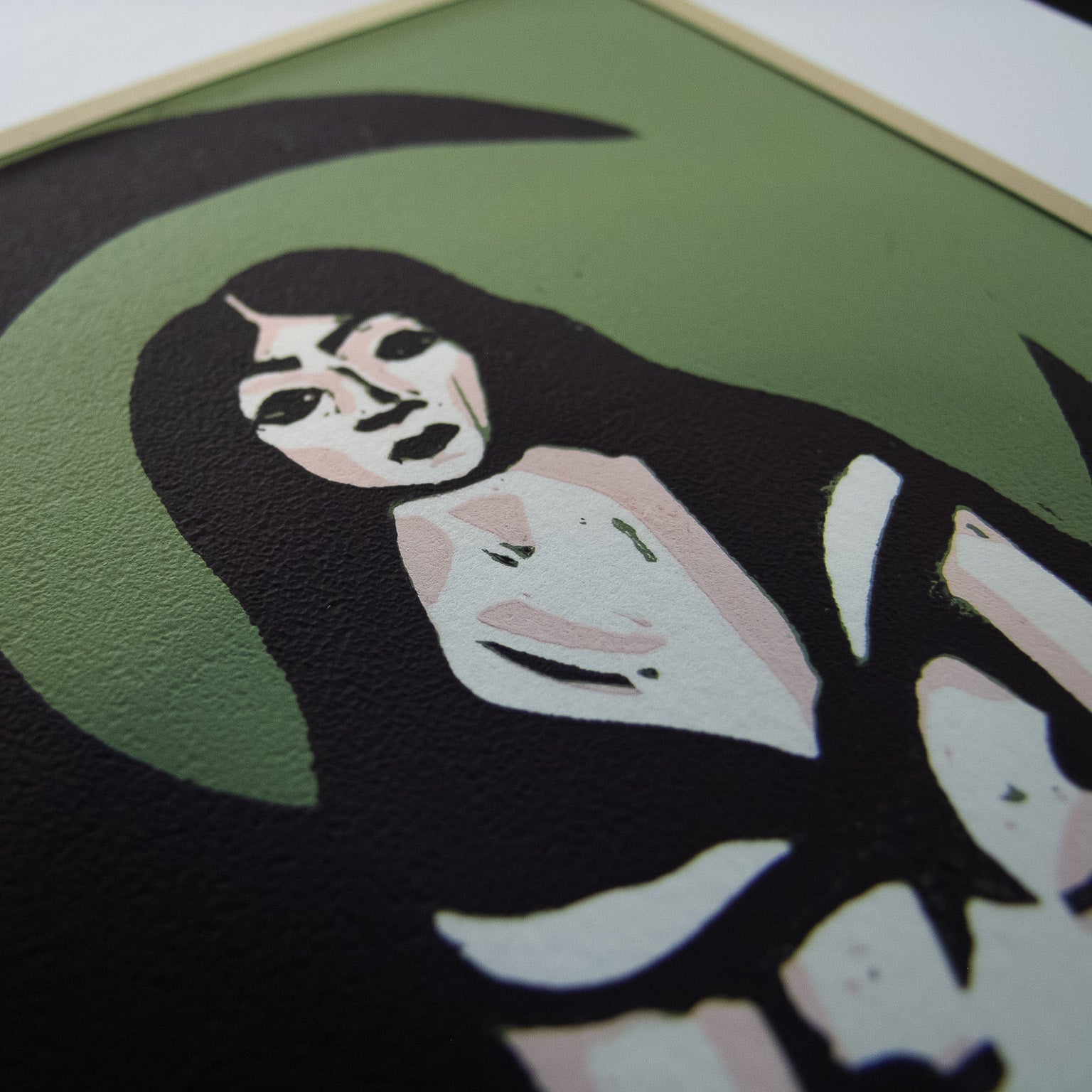 GODDESS ARTEMIS | Limited edition linocut print image 0