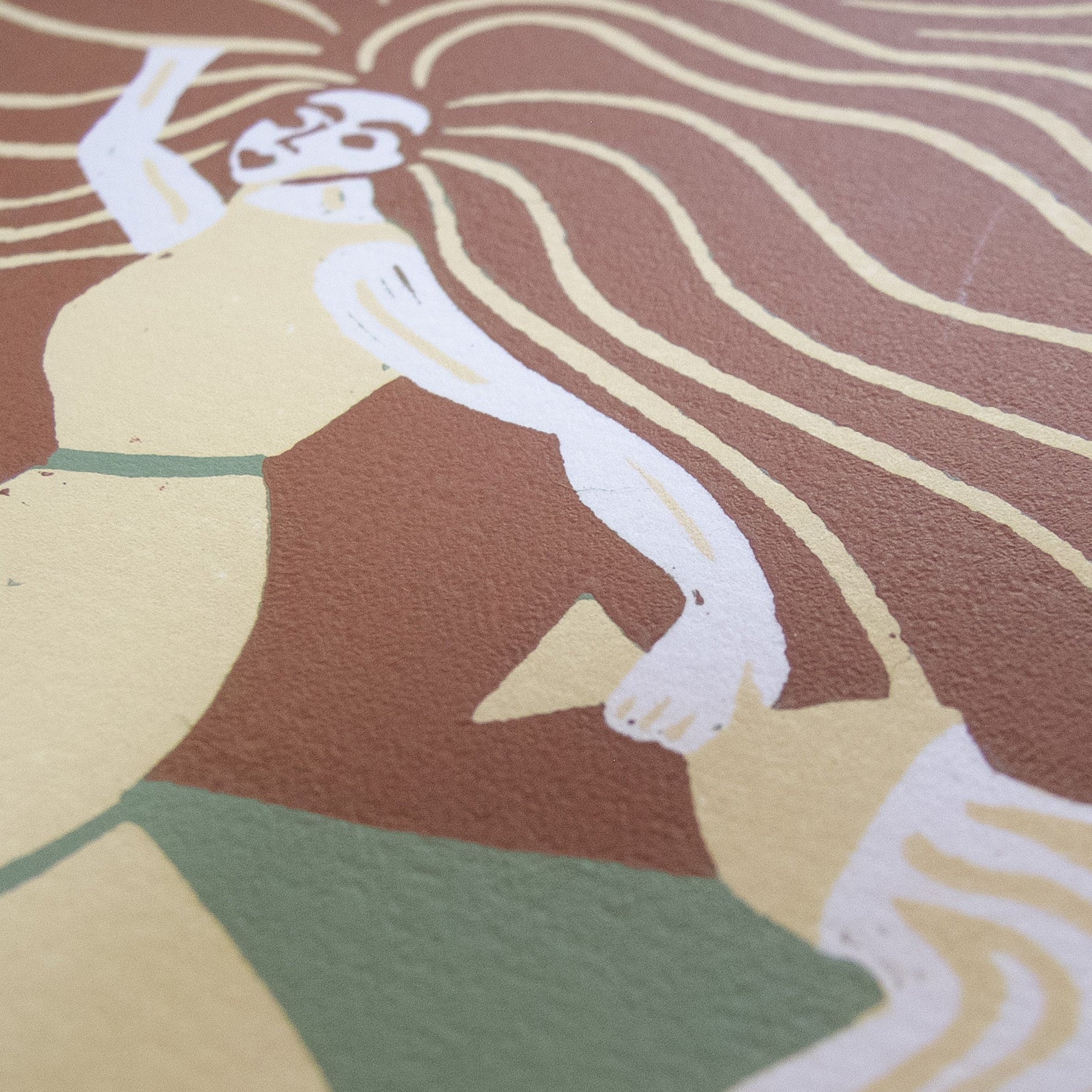 GODDESS BRIGID | Limited edition linocut print image 6