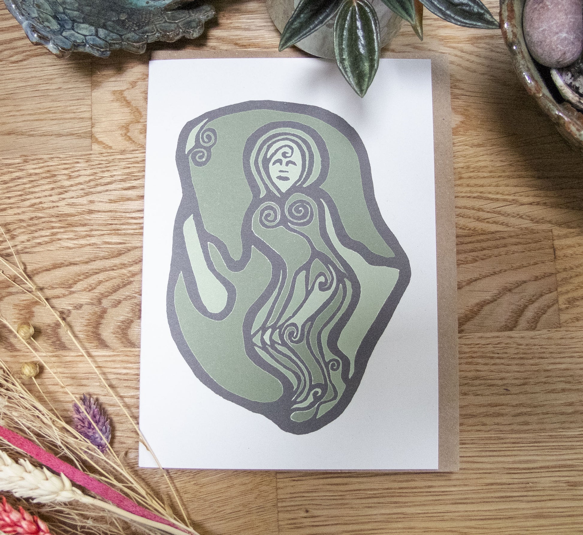 NORTHUMBERLANDIA | Greeting card | Linocut design image 7