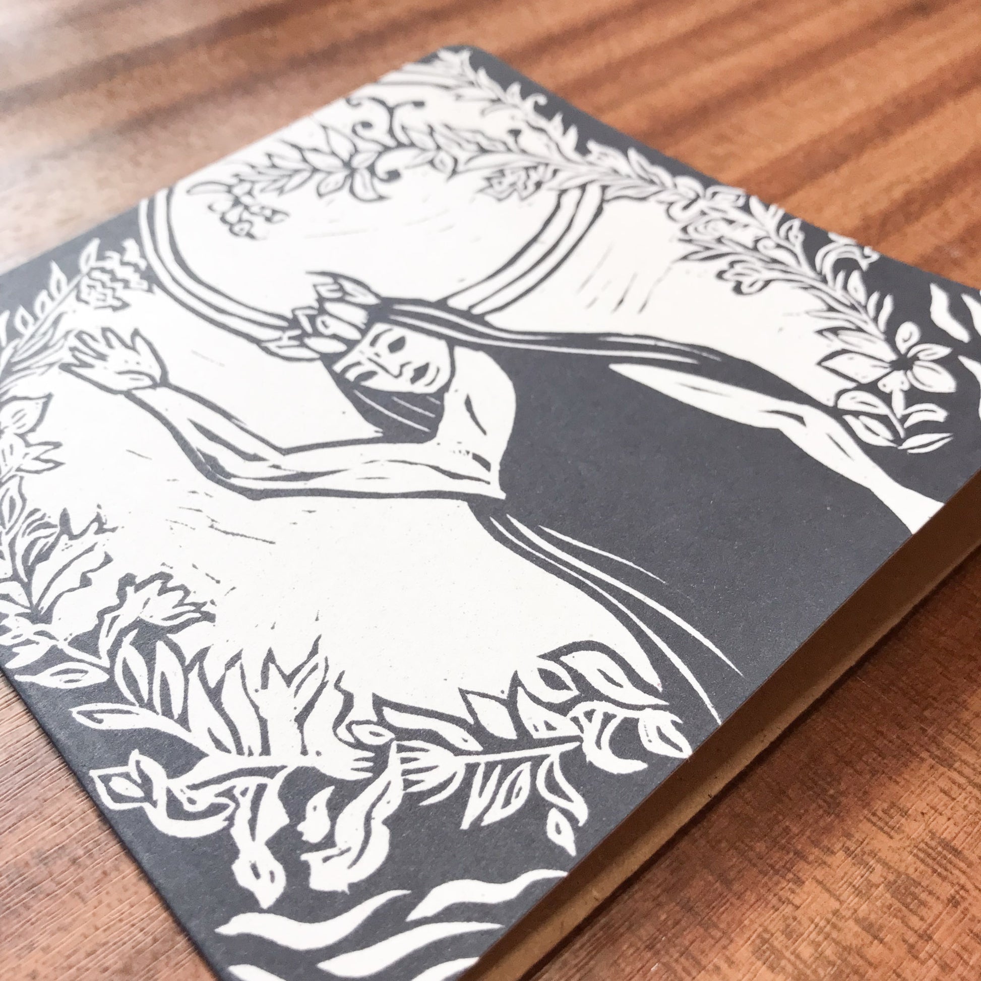 QUEEN ELPHAME | Greeting card | Linocut design image 8