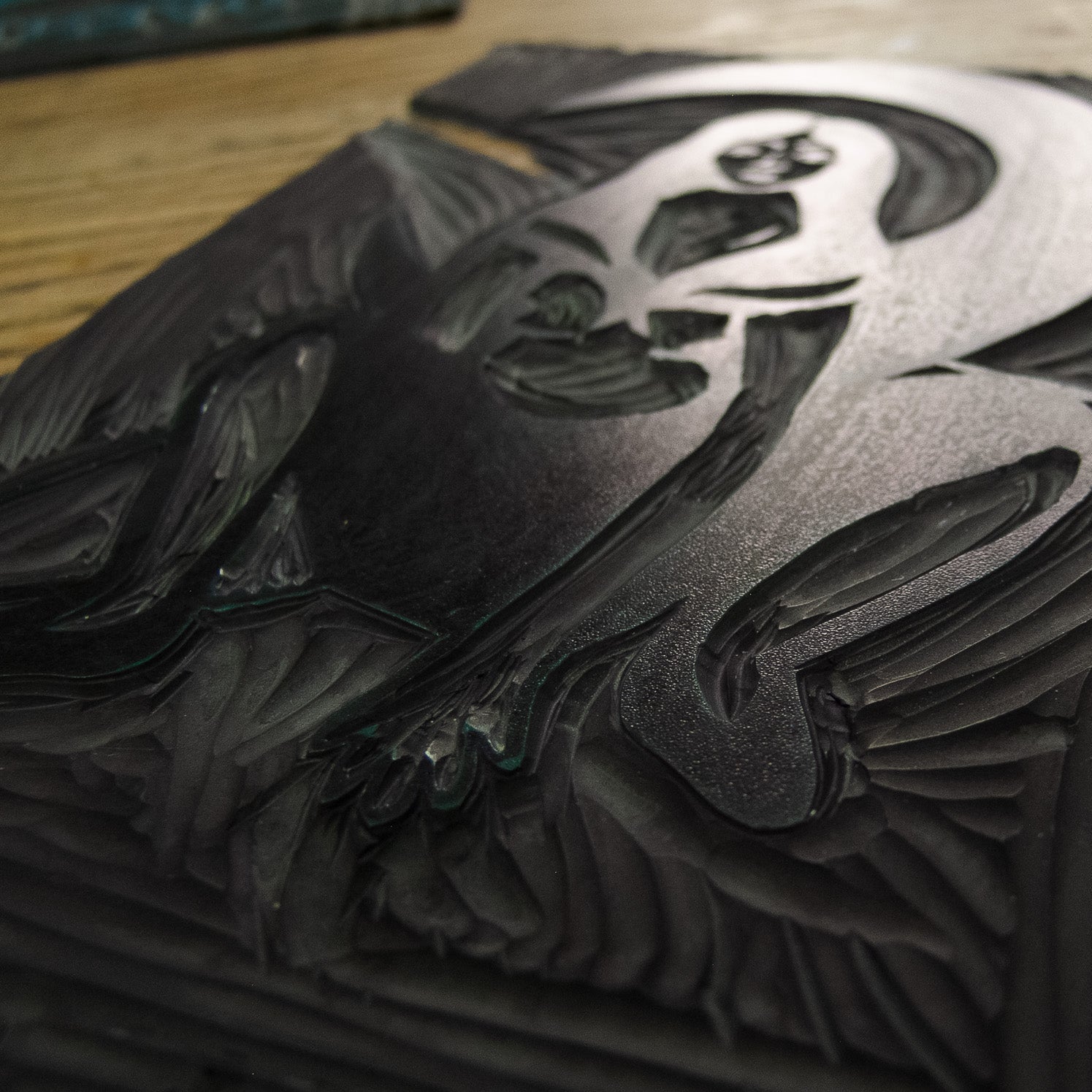 GODDESS ARTEMIS | Limited edition linocut print image 1