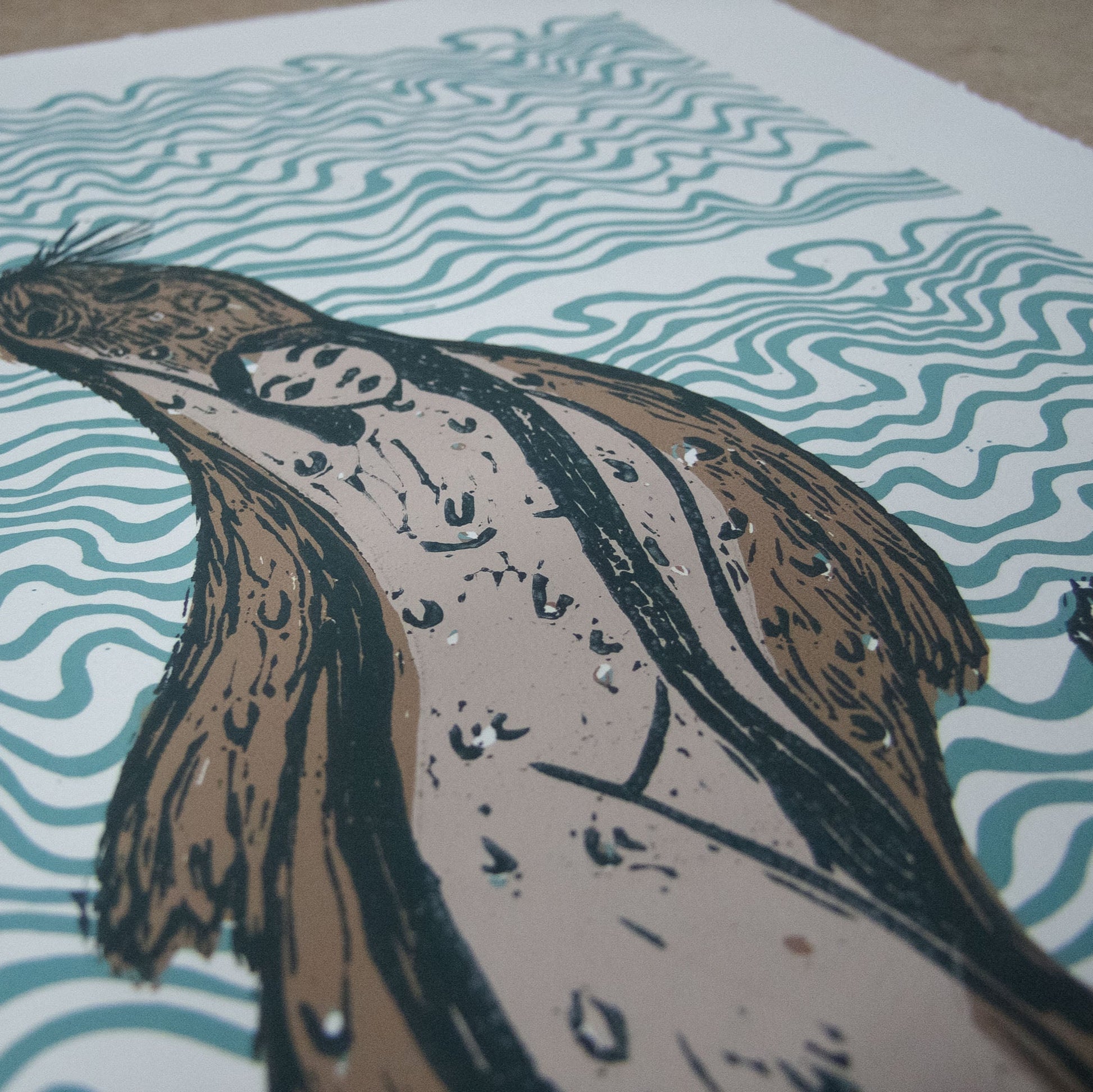 THE SELKIE | Original Linocut Print image 5