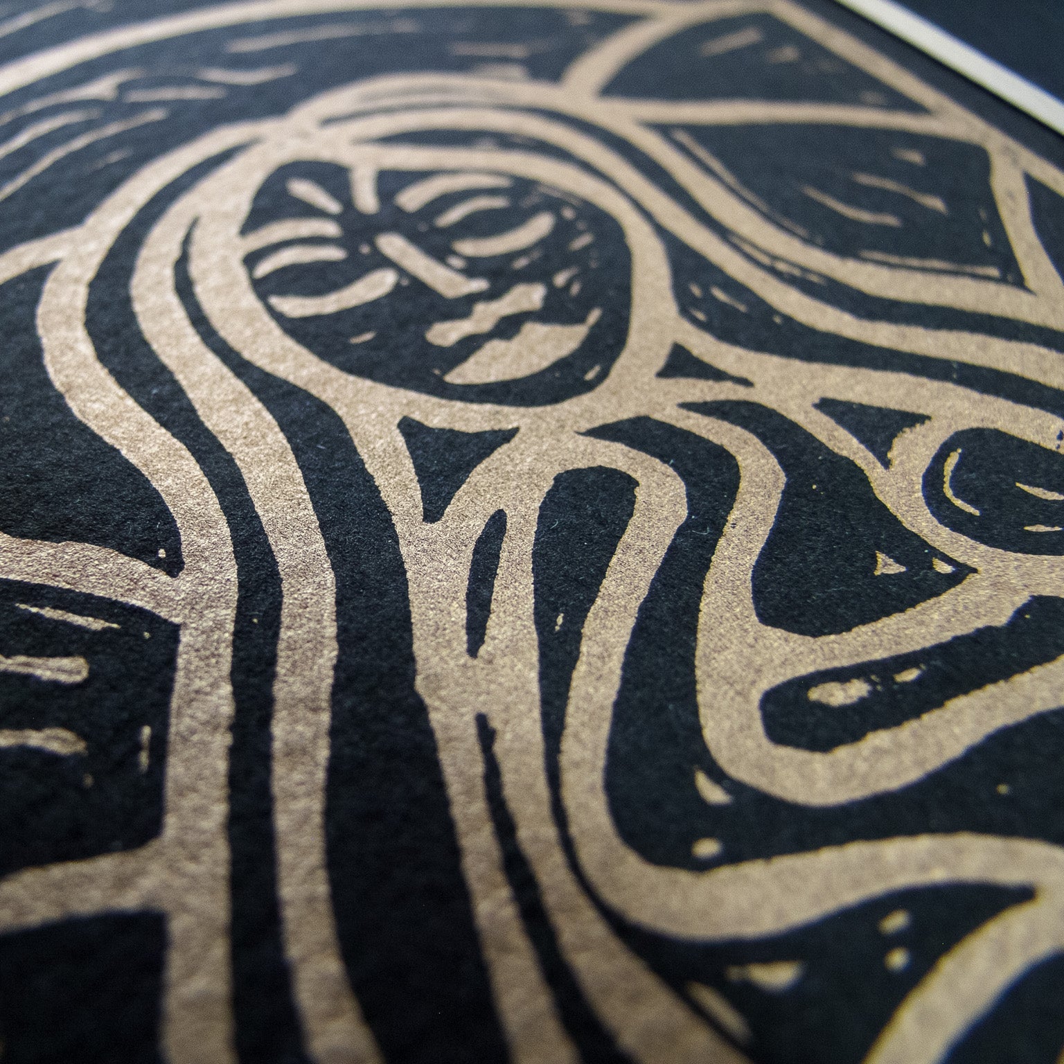 PACHAMAMA | EARTH MOTHER | linocut print image 5