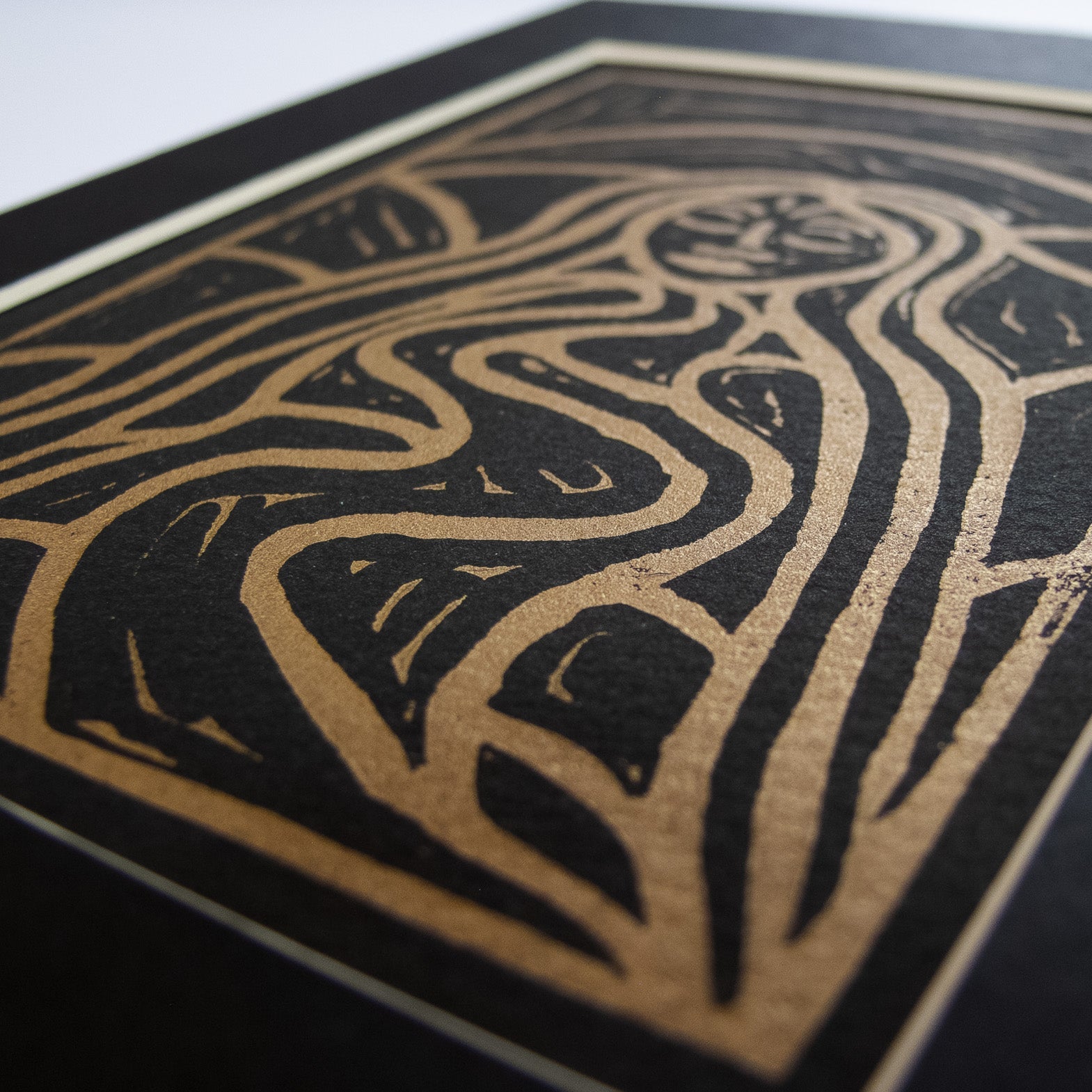 PACHAMAMA | EARTH MOTHER | linocut print image 4