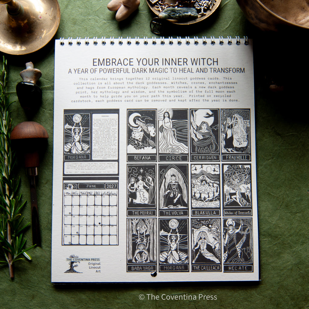 SACRED WITCH  | Dark Goddess Calendar 2027