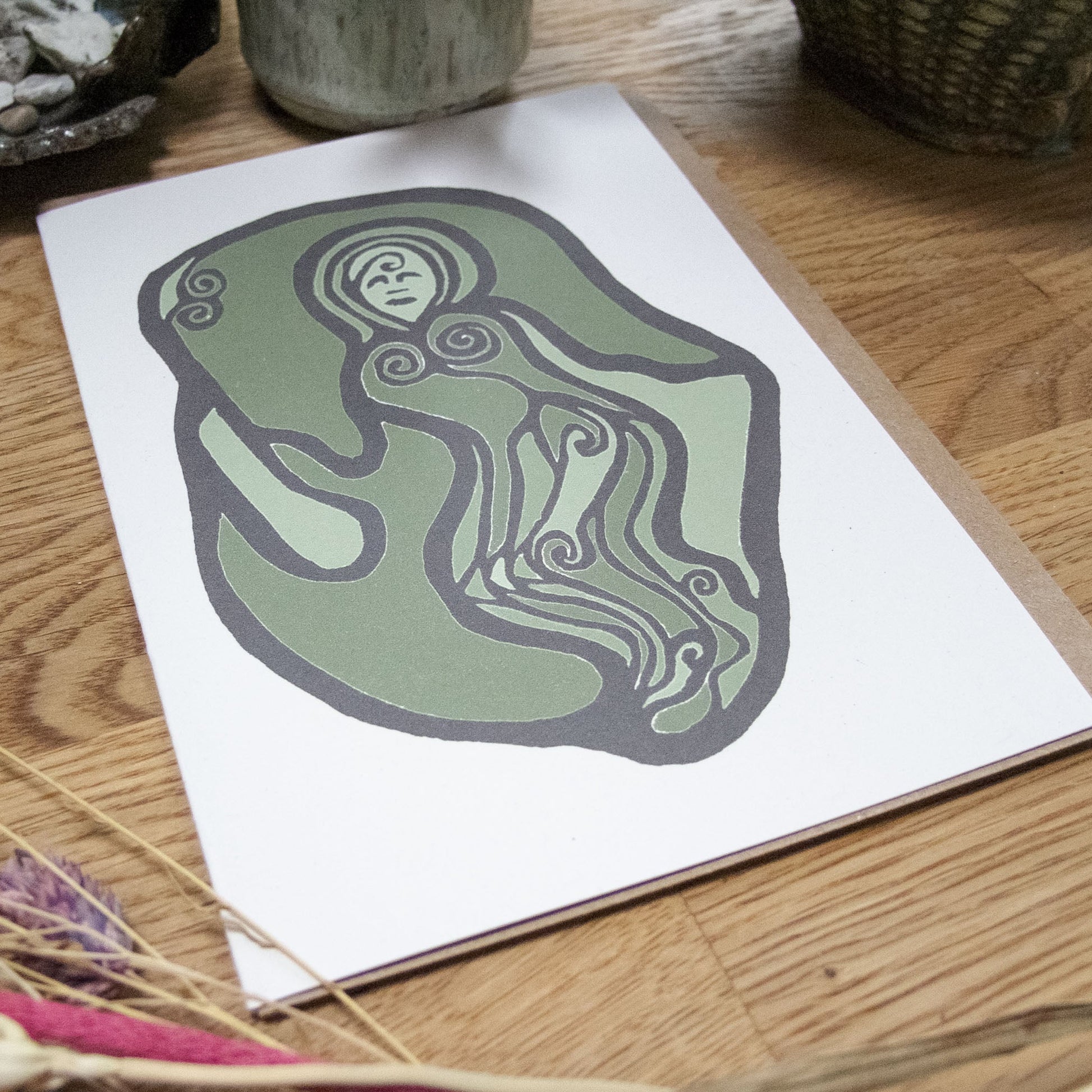 NORTHUMBERLANDIA | Greeting card | Linocut design image 5