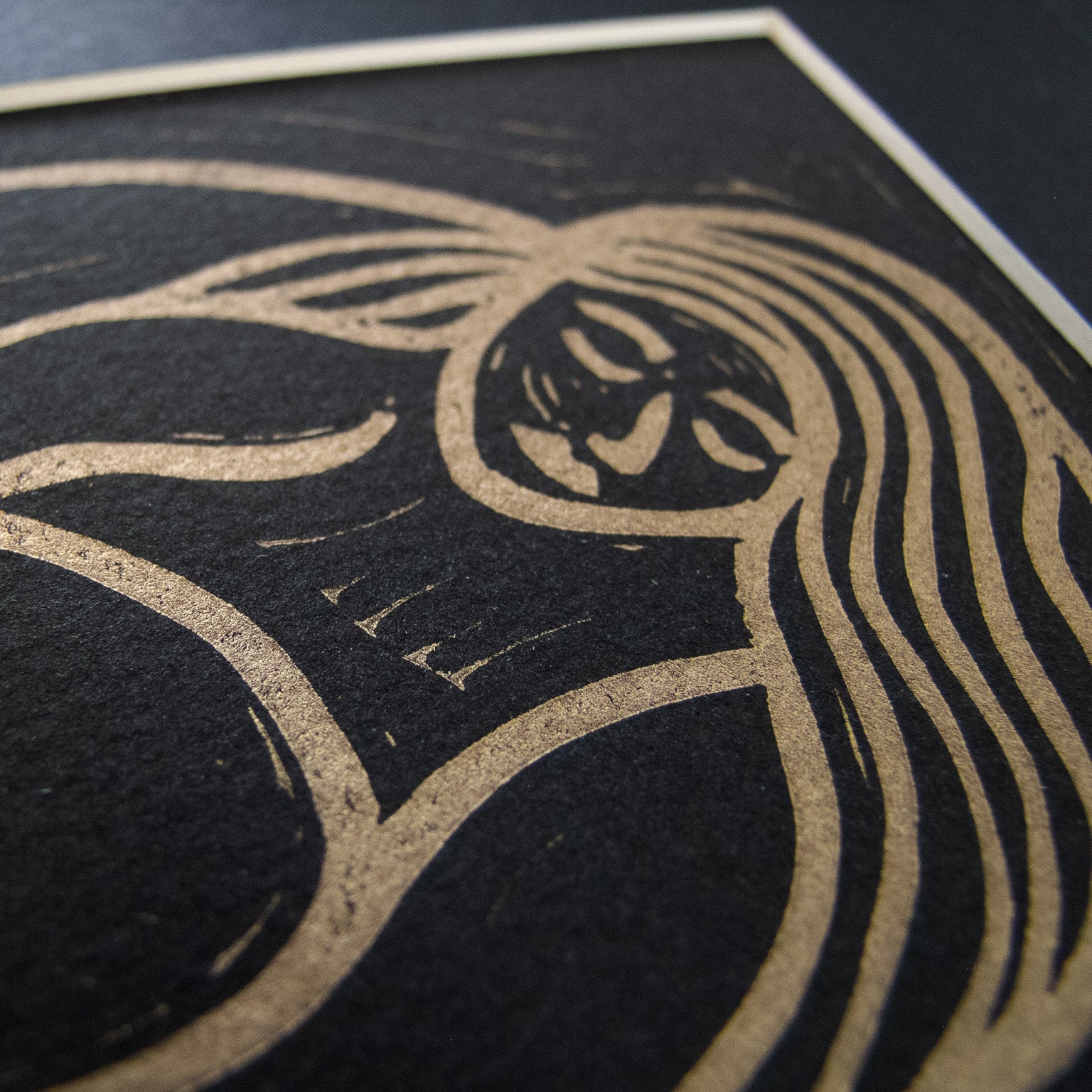 GAIA MOTHER EARTH | Linocut print 3 versions image 7