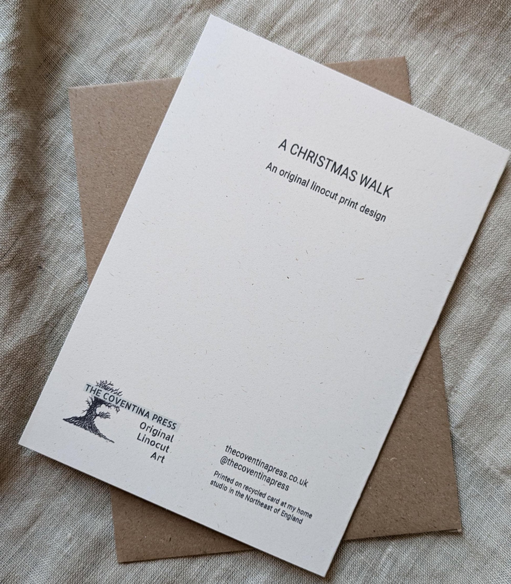 Christmas Walk with Dogs Christmas cards Pack of 4 or 10